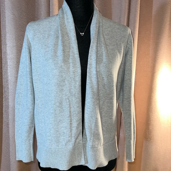 Lands End Size XS Gray Cardigan - Picture 1 of 13